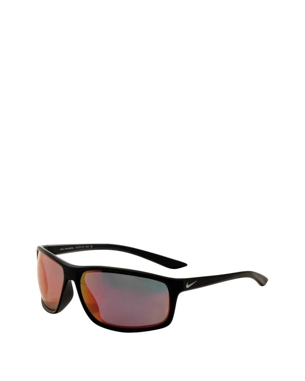 Nike Black Adrenaline Rectangle-Frame Sunglasses for men