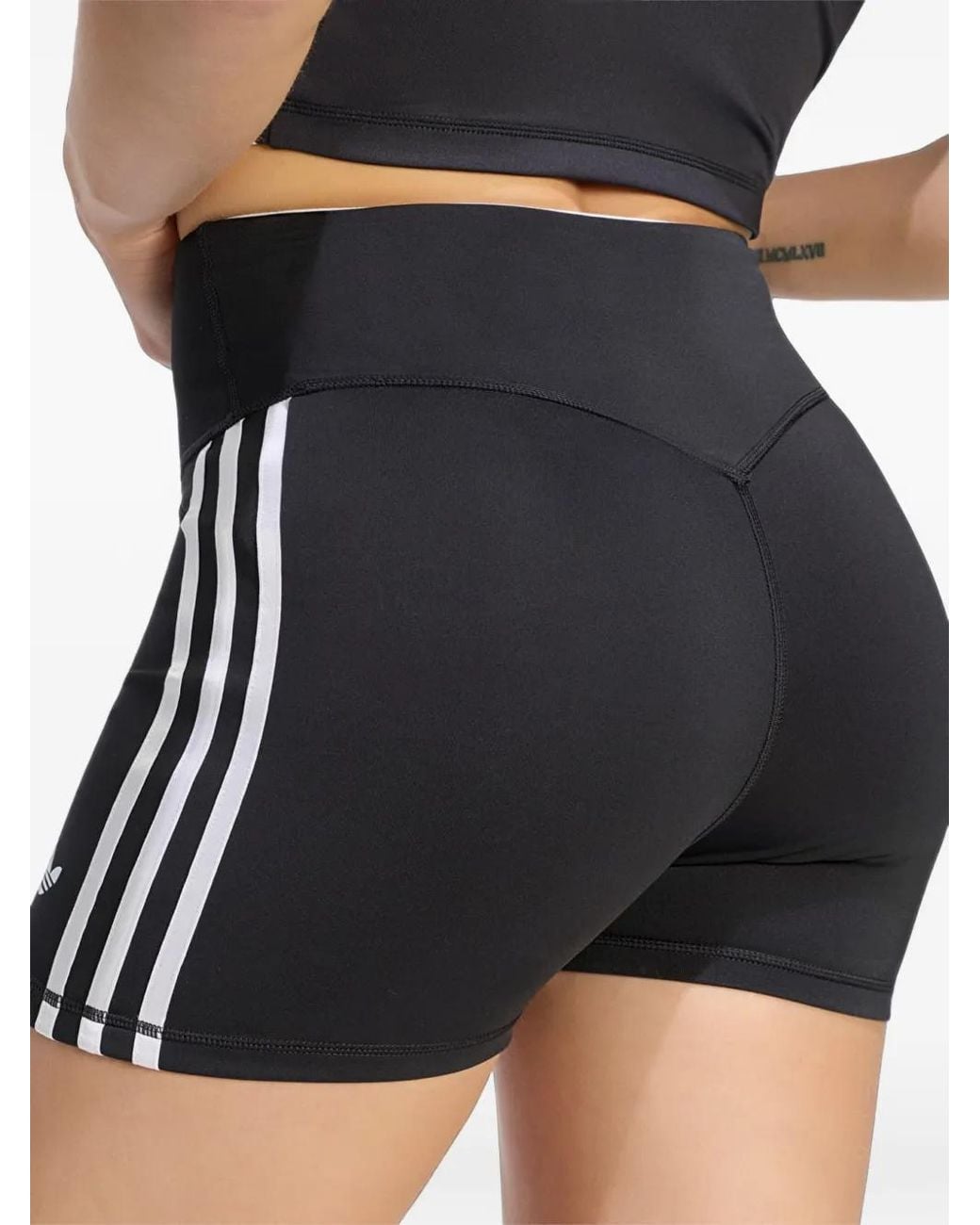 Adidas Blue Superstar Logo-Print Shorts