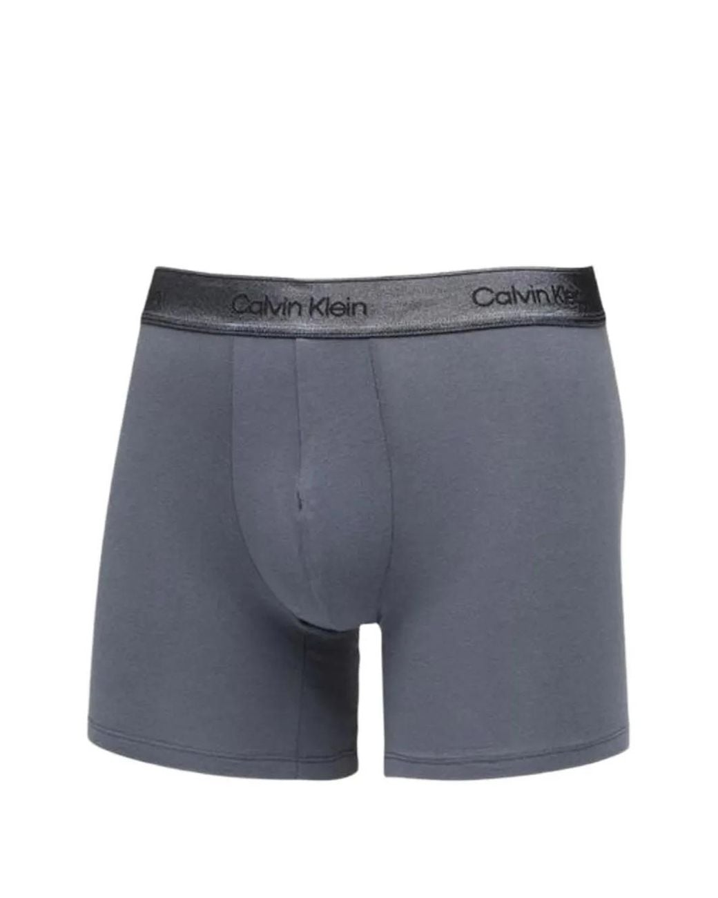 Calvin Klein Blue Logo-Waistband Boxers (Set Of Three) for men