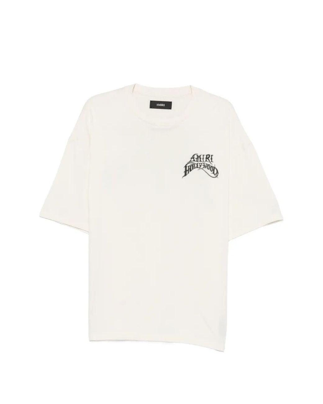 Amiri White Logo-Print T-Shirt for men