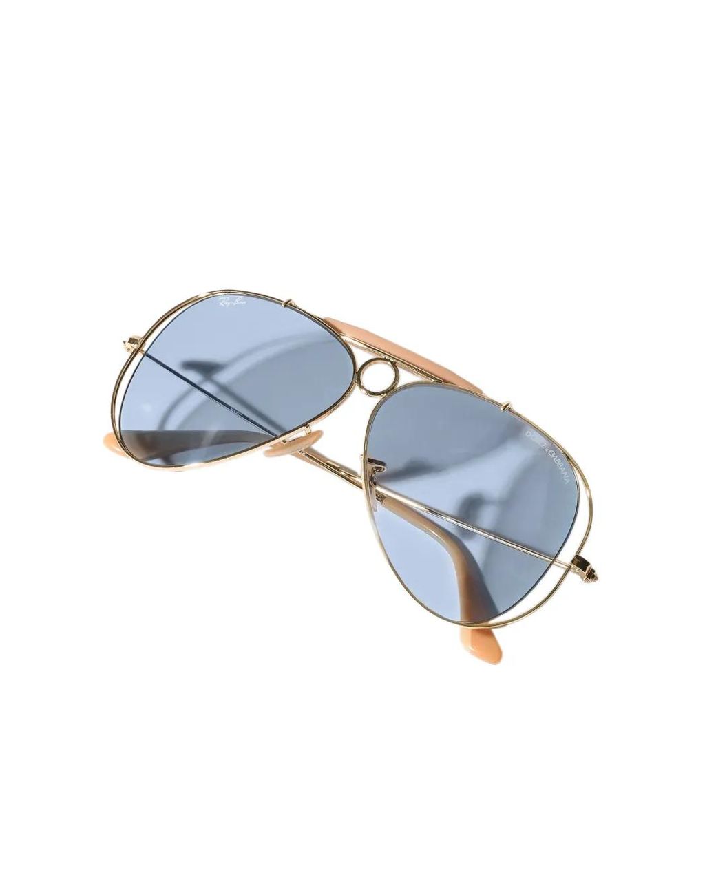 Dolce & Gabbana Blue X Ray-Ban Lunettes De Soleil À Monture Pilote