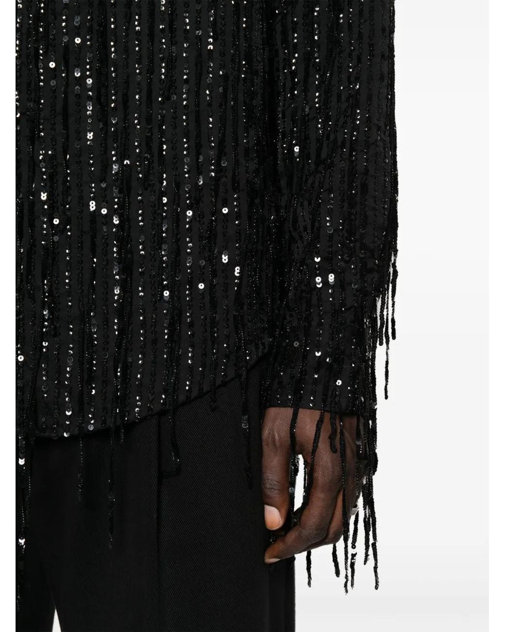 Amiri Hemd Mit Pailletten in Black für Herren