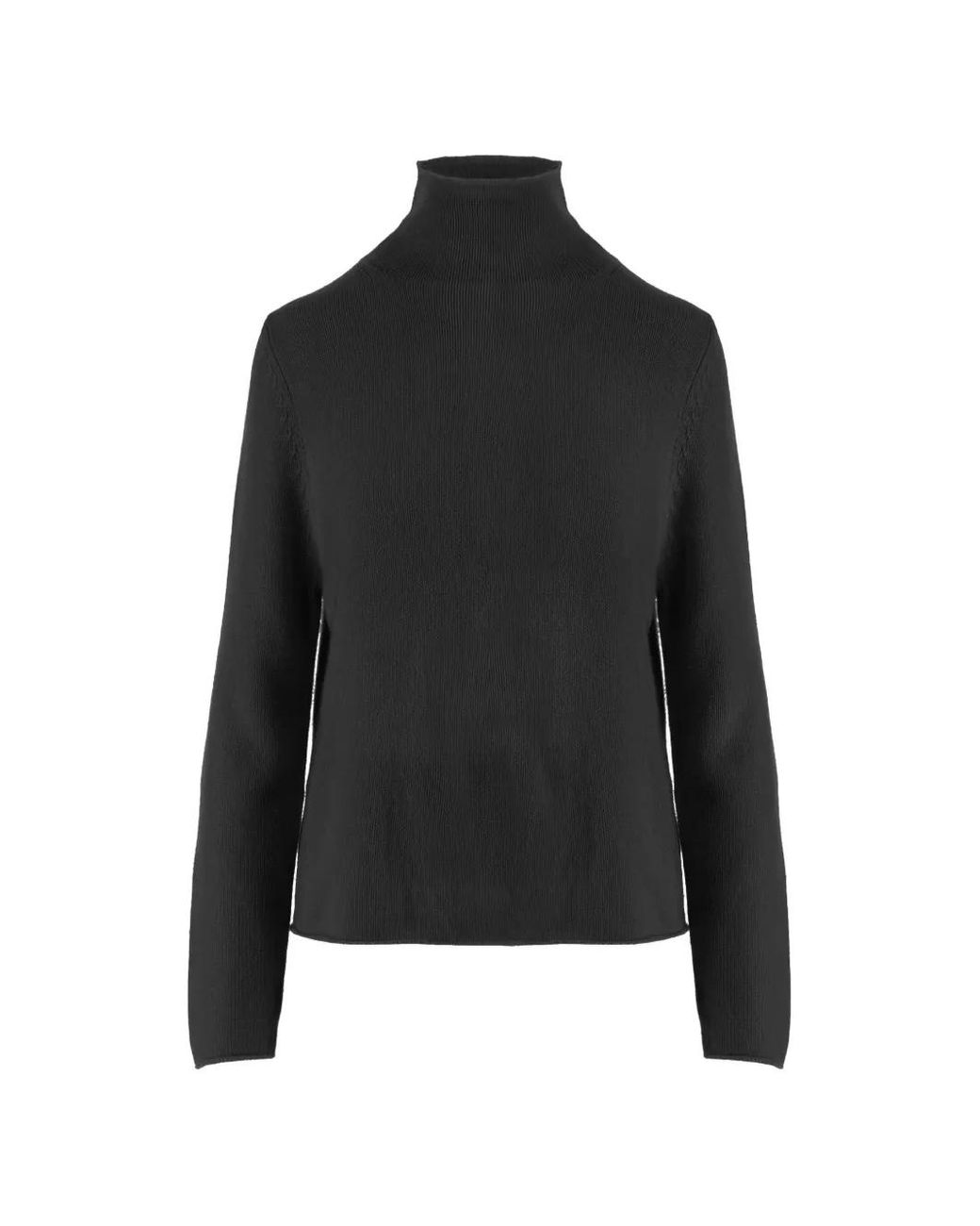 Allude Black Pull À Col Roulé