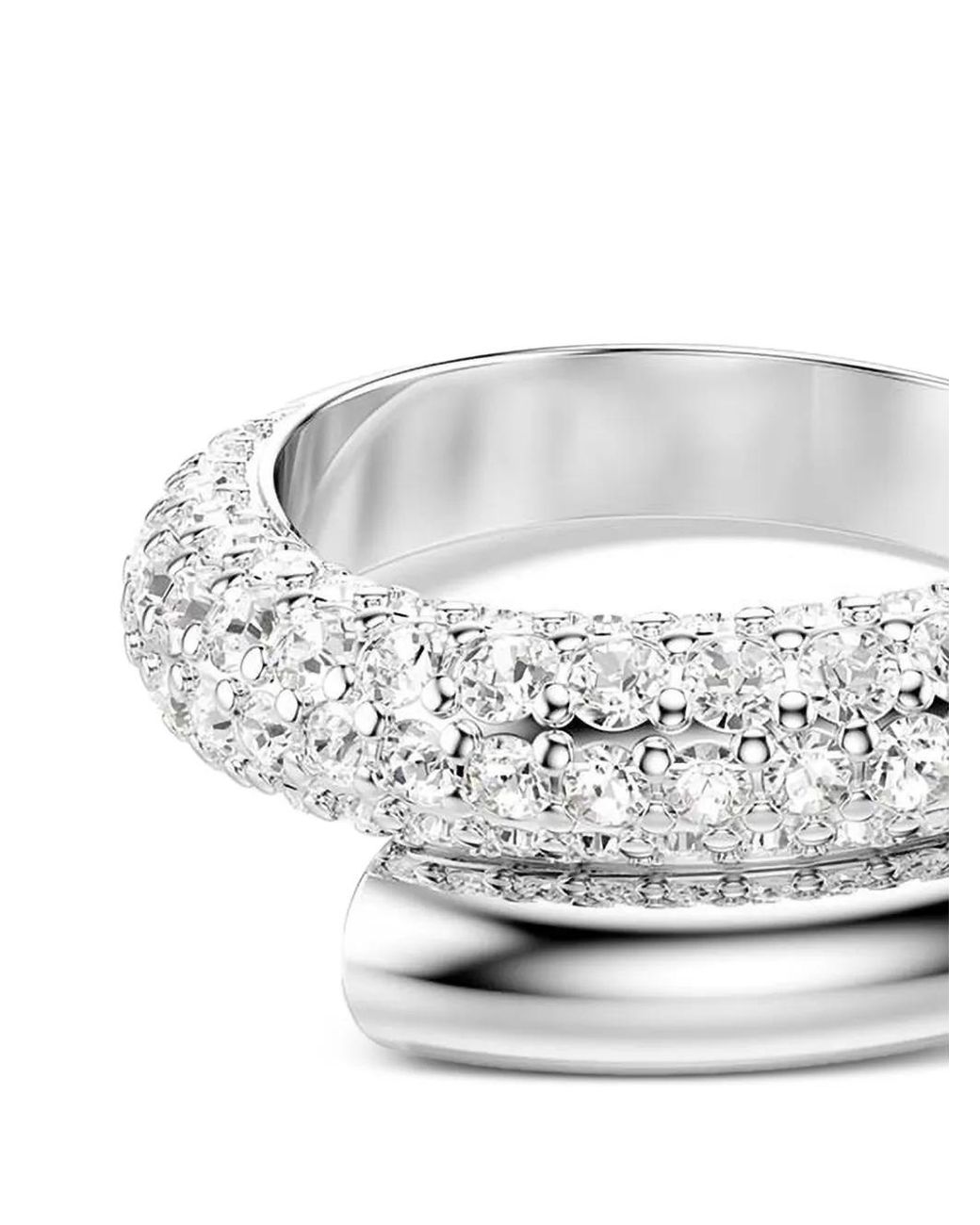 Swarovski White Dextera Wrap Ring
