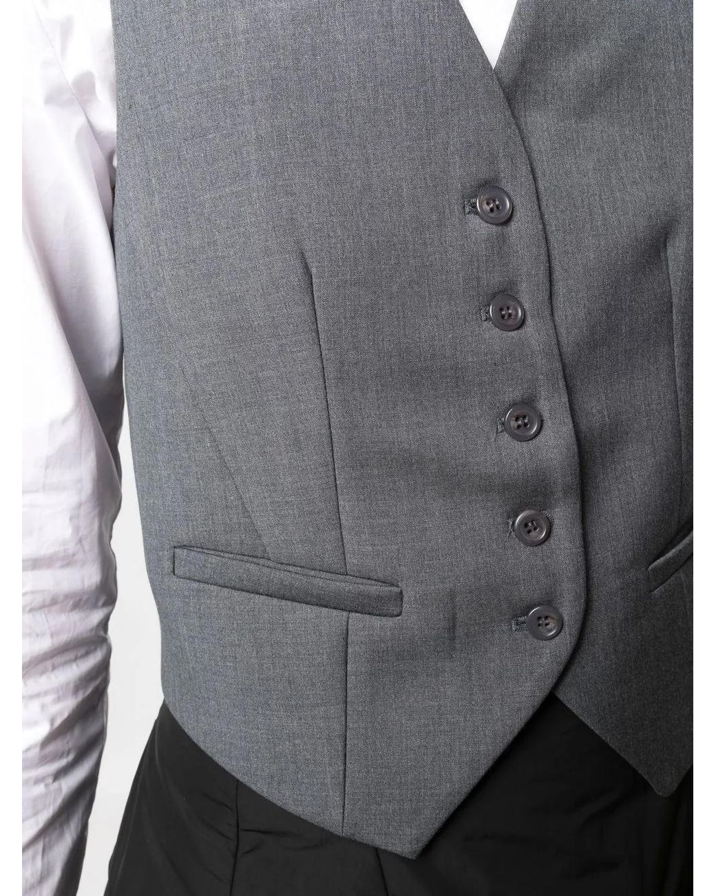Frankie Shop Gray Gelso Waistcoat