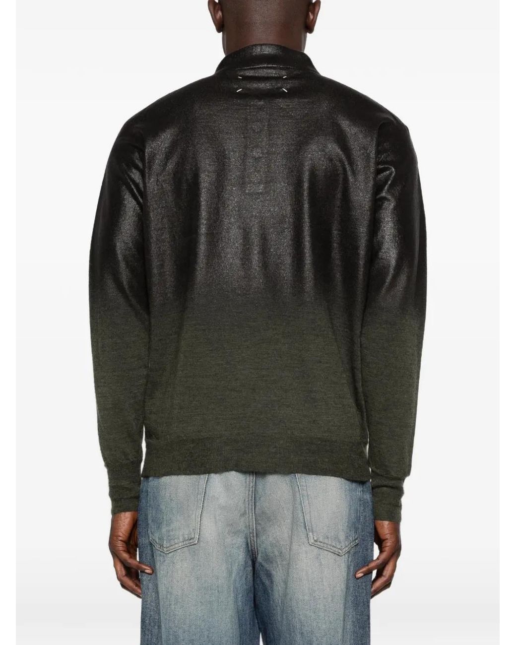 Maison Margiela Green Polo Shirt With Pocket for men