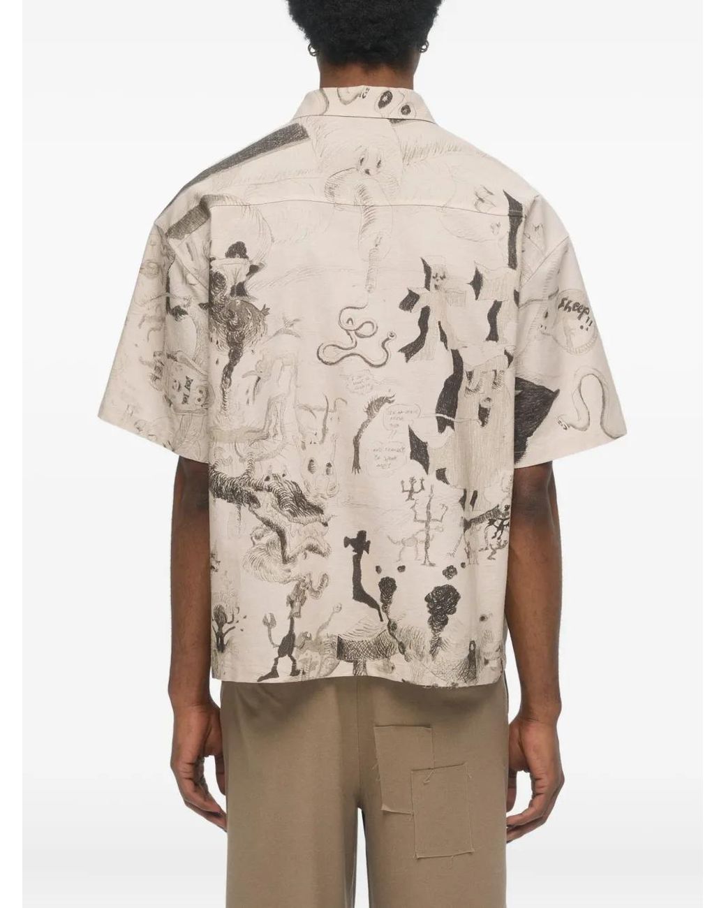 DOMREBEL Gray Megalo Shirt for men