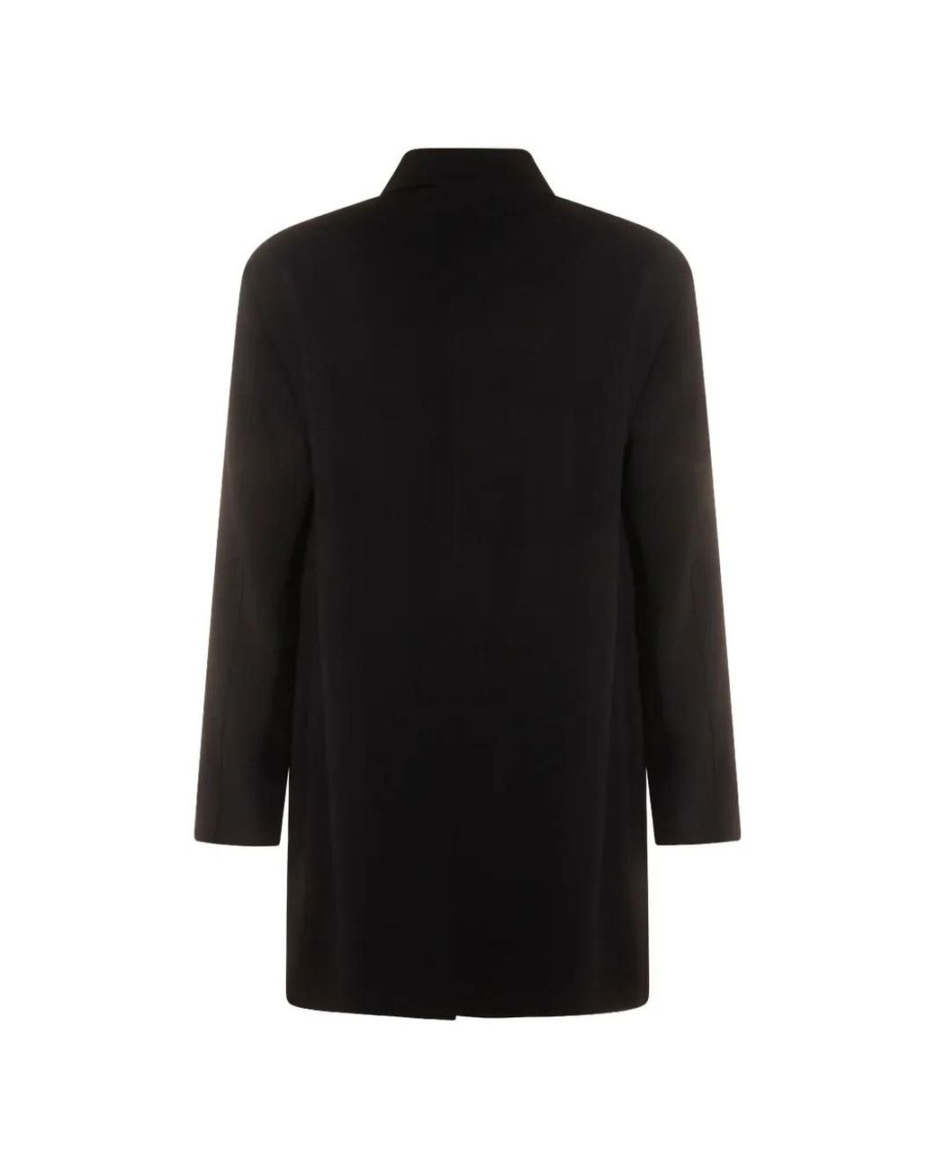 Montecore Black Collared Coat for men