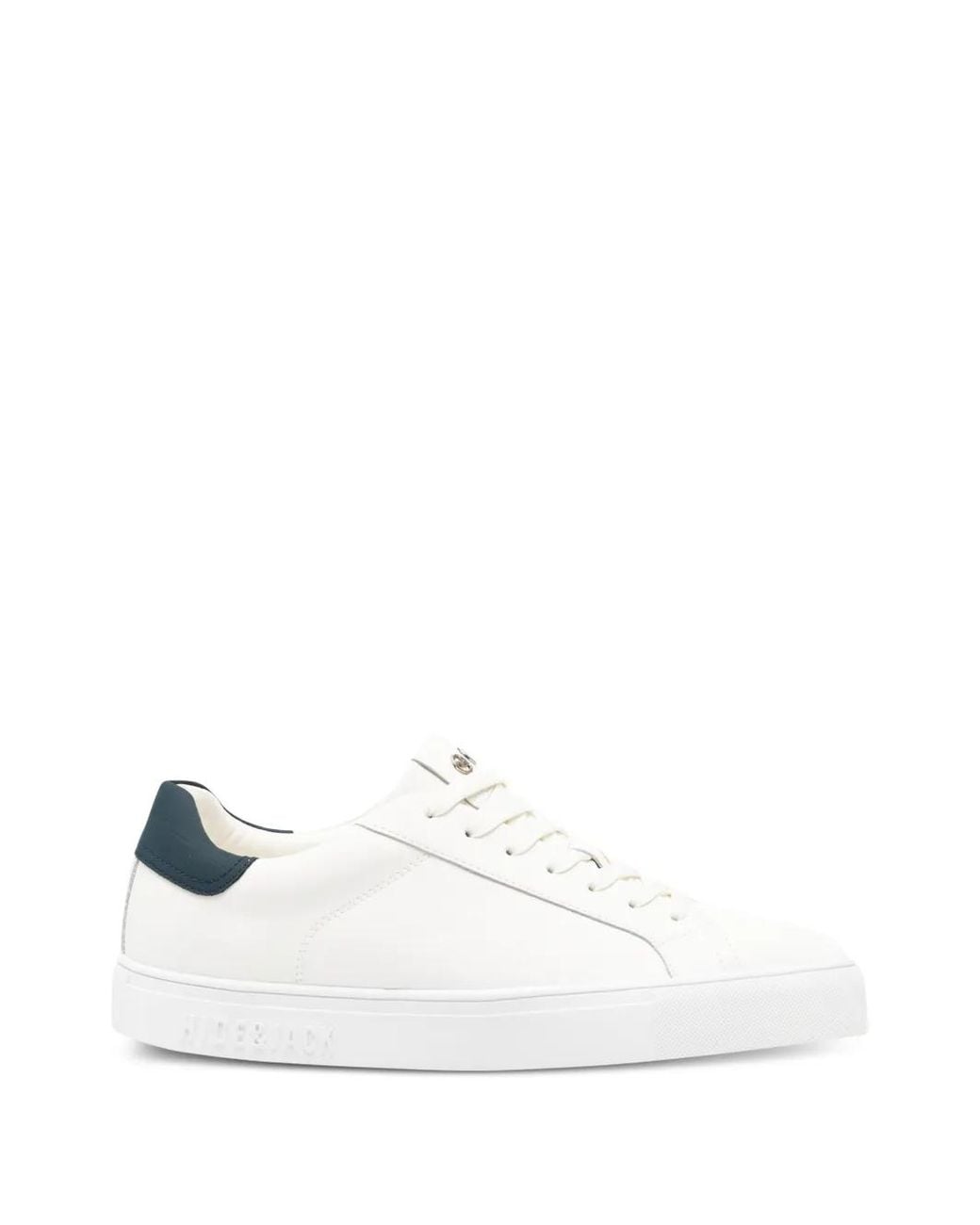 HIDE & JACK White Panelled Sneakers