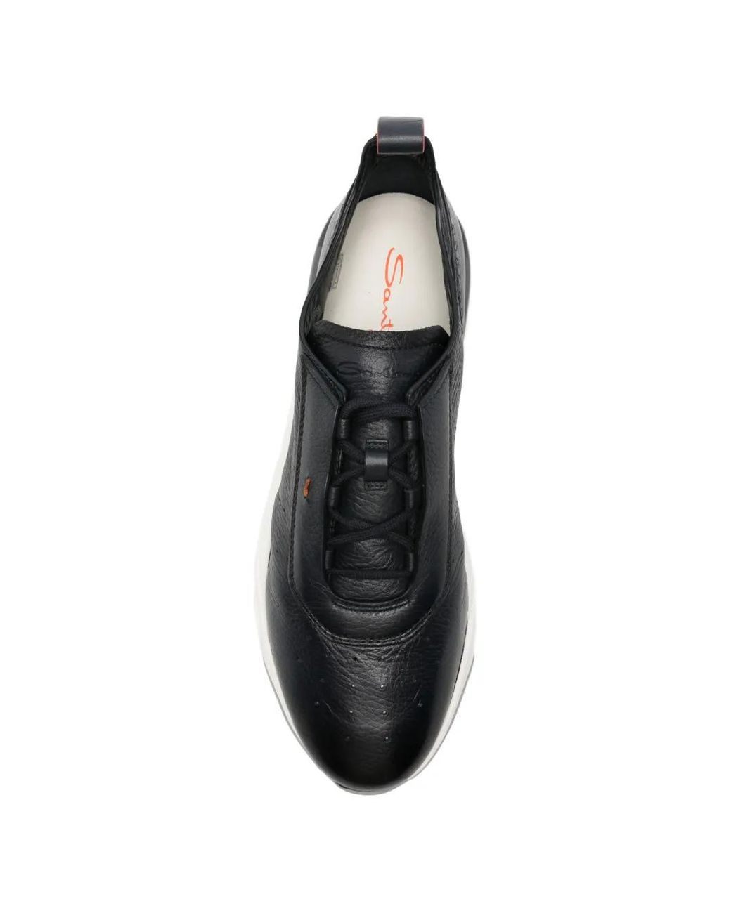 Santoni Perforierte Sneakers in Black für Herren