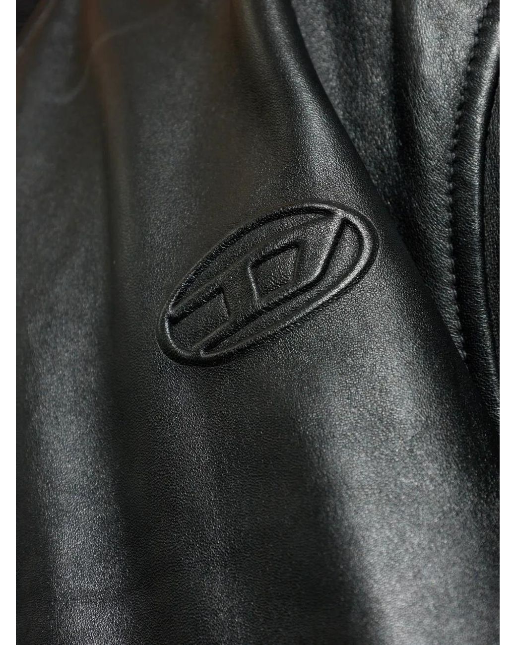 DIESEL Black Bomber Jackets for men