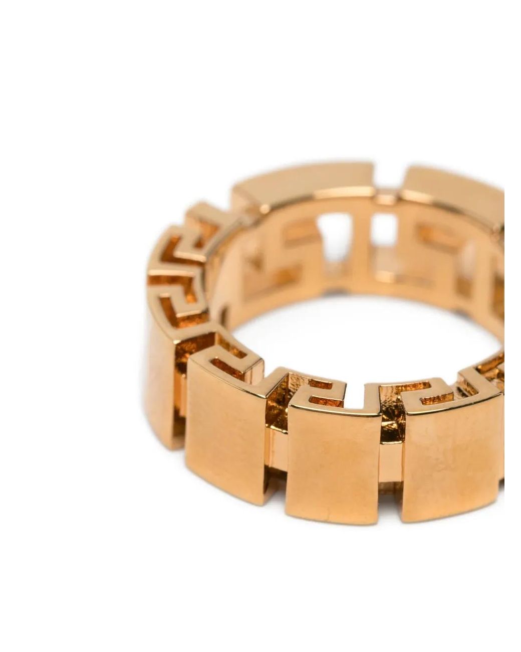 Versace Metallic Greca Ring