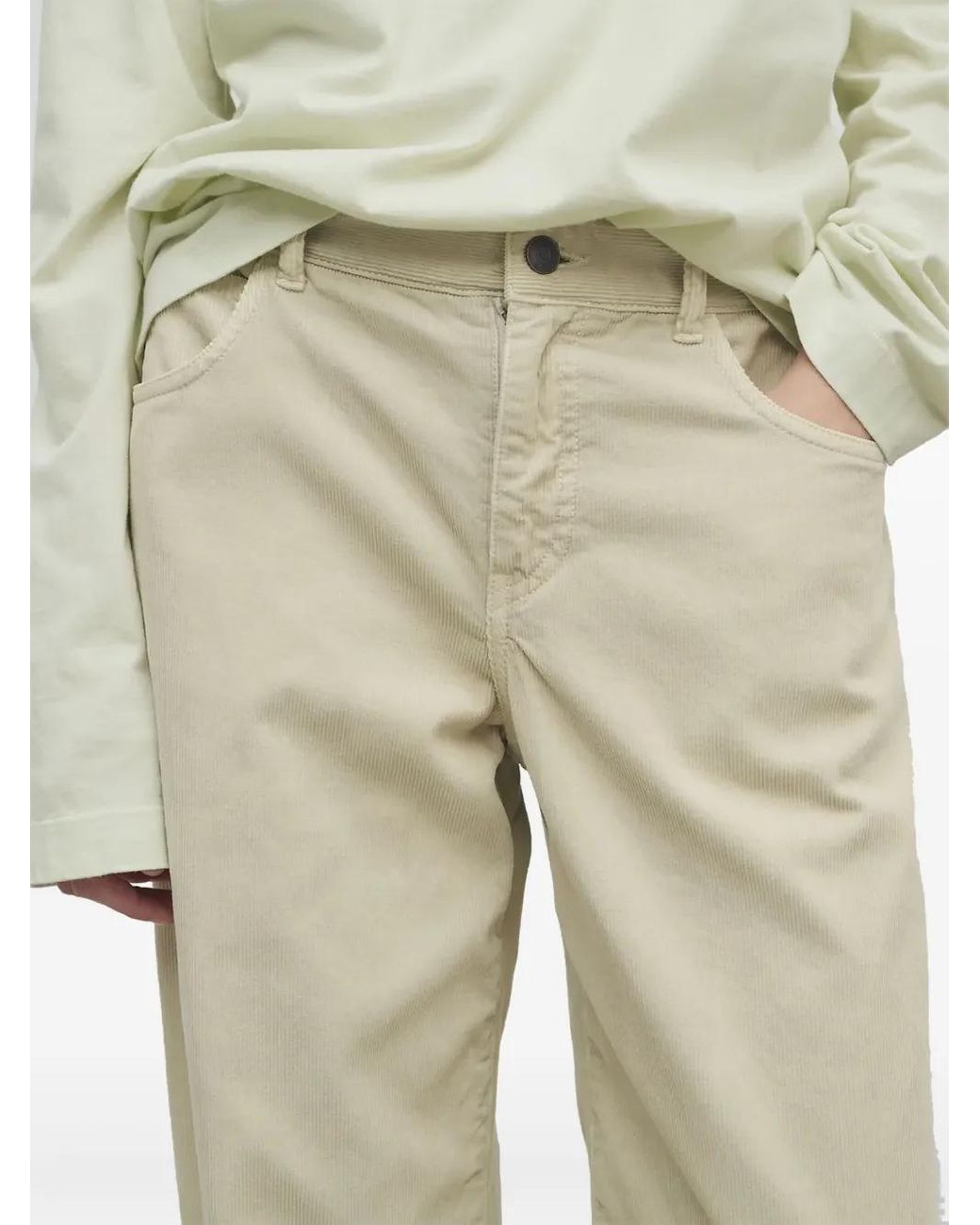 The Row Natural Eglitta Pant In Cotton