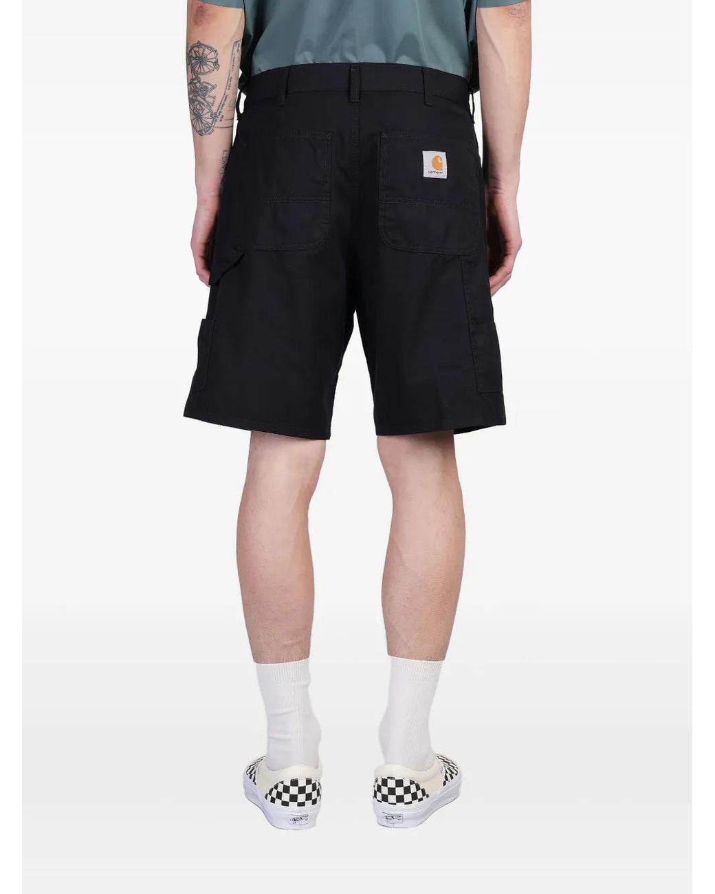 Carhartt Black Cotton Shorts for men