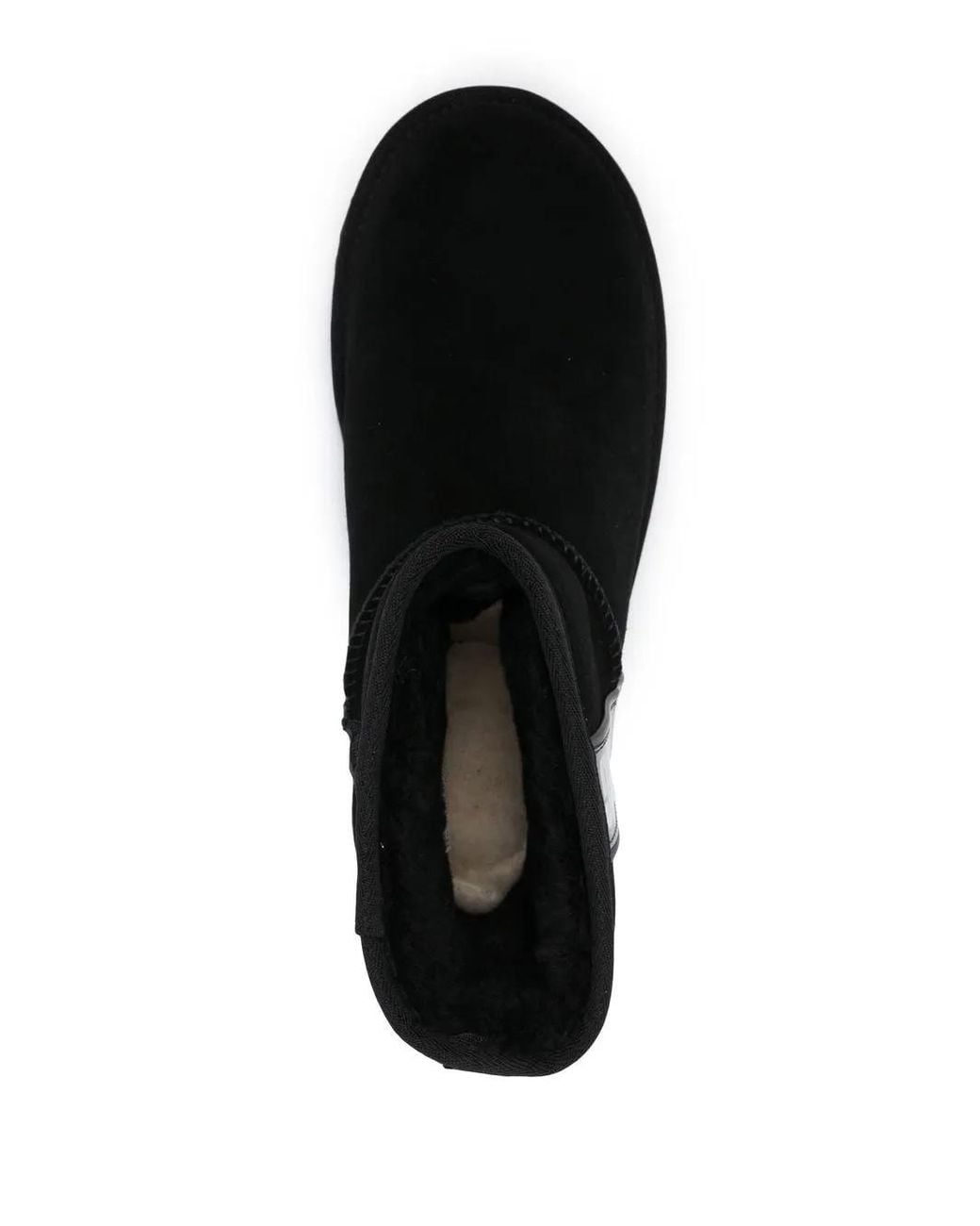Ugg Black Classic Mini Side Logo Boots