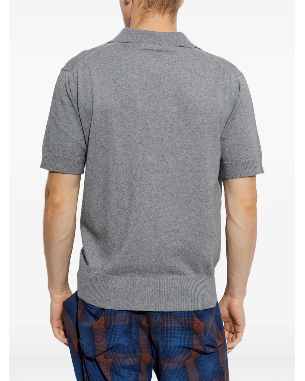 Vivienne Westwood Gray V-Neck Cardigan for men