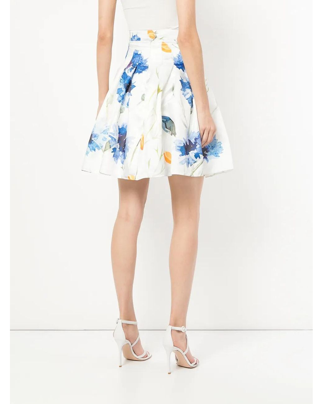 Bambah Blue Carnation Mini Skirt