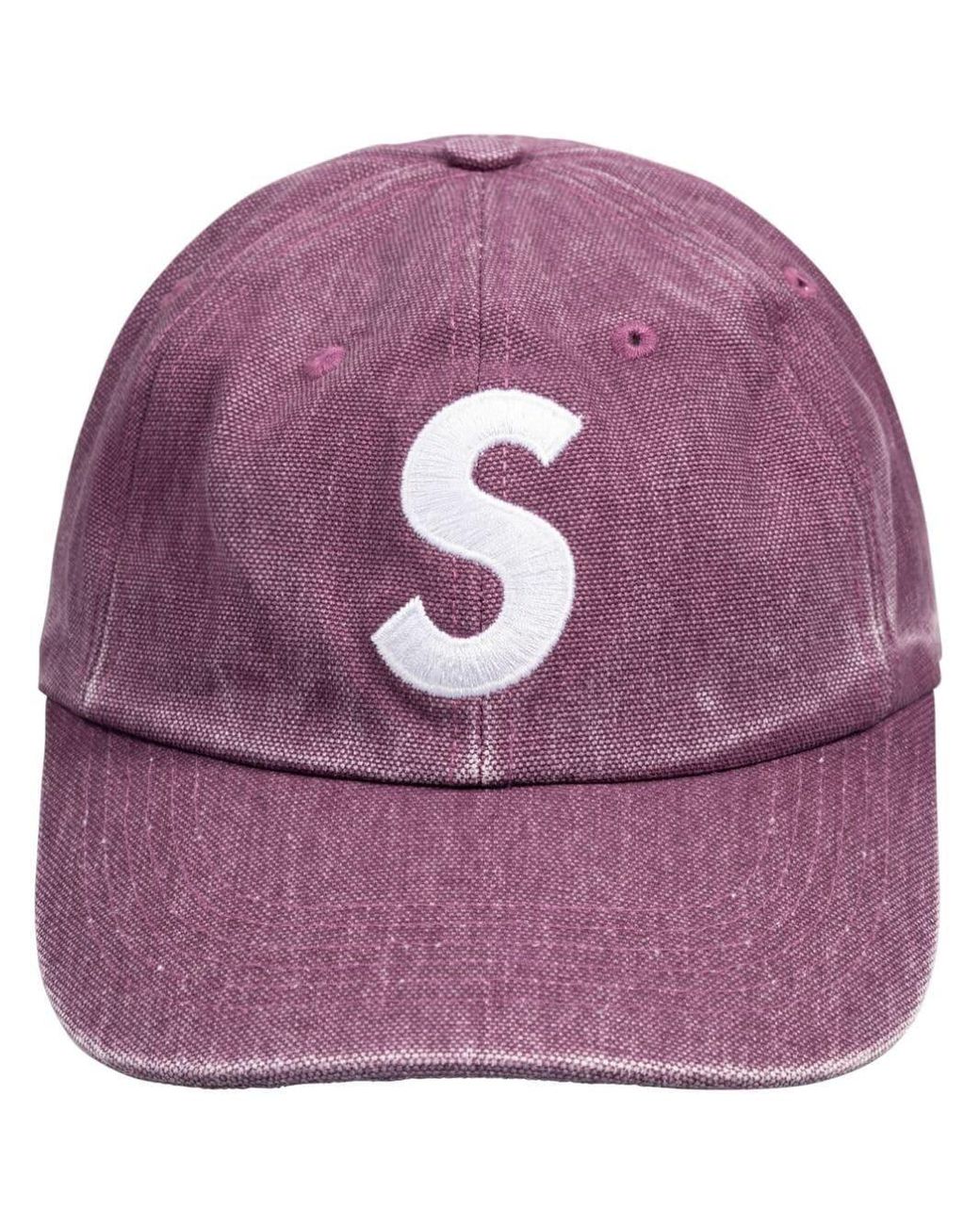 Supreme Pigment Logo-embroidered 6-panel Cap in Purple | Lyst