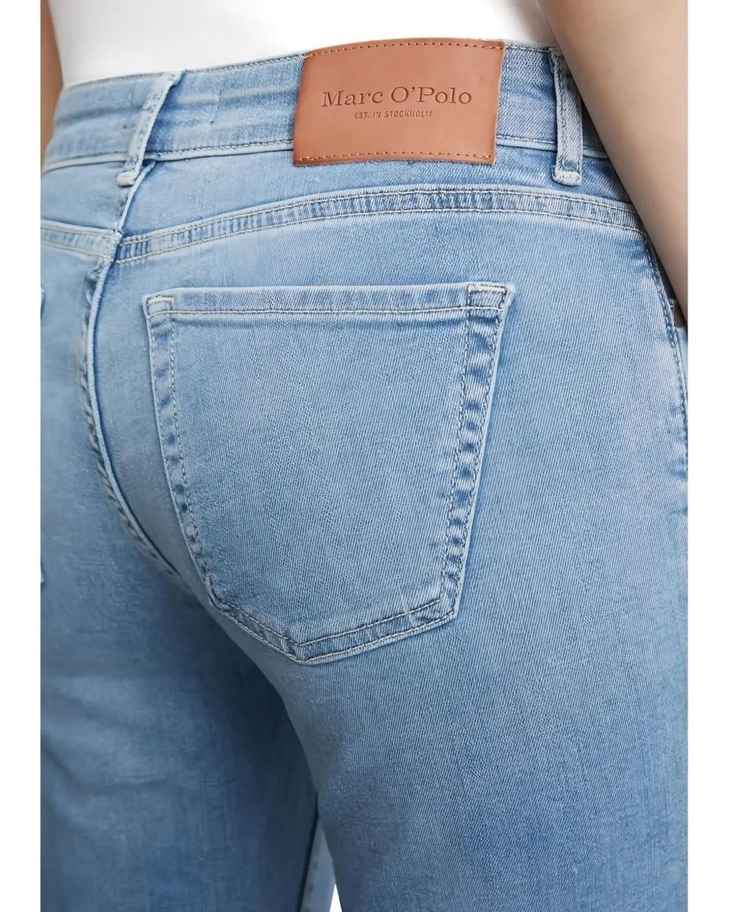 Marc O' Polo Blue Logo-Patch Jeans
