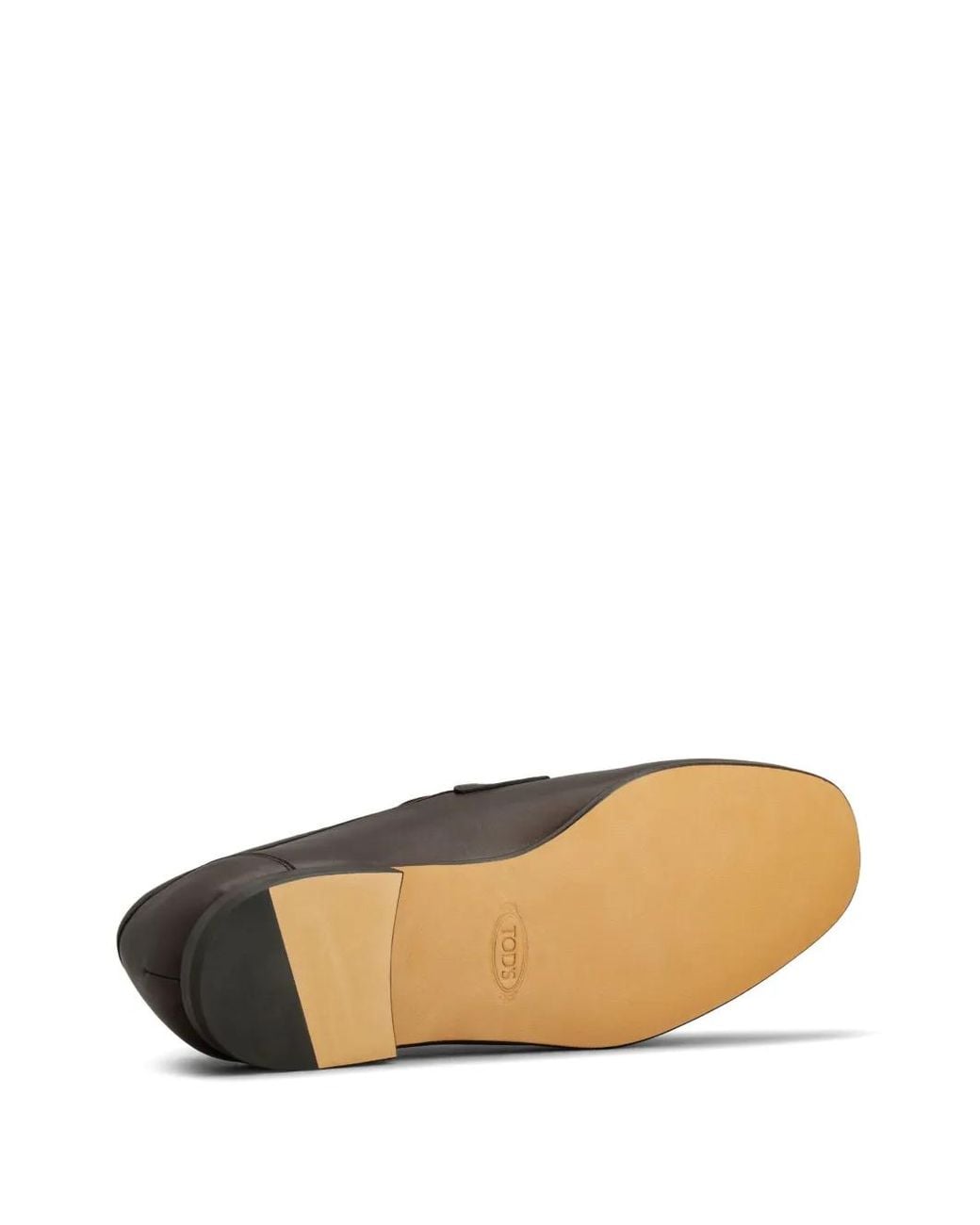 Tod's Brown Leather Loafers for men