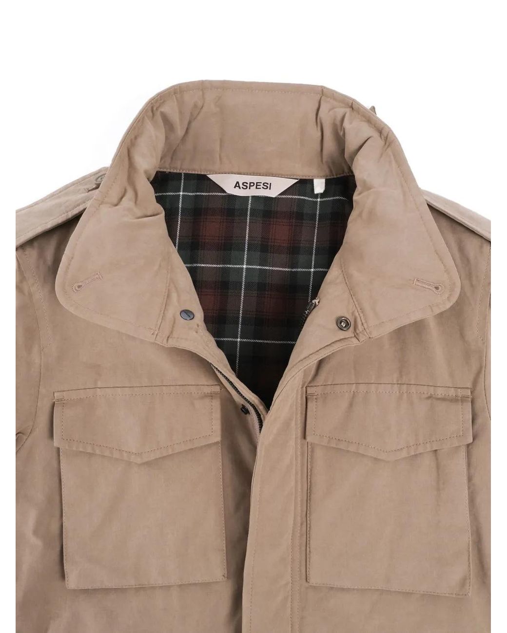 Aspesi Natural Patch Pocket Jacket for men