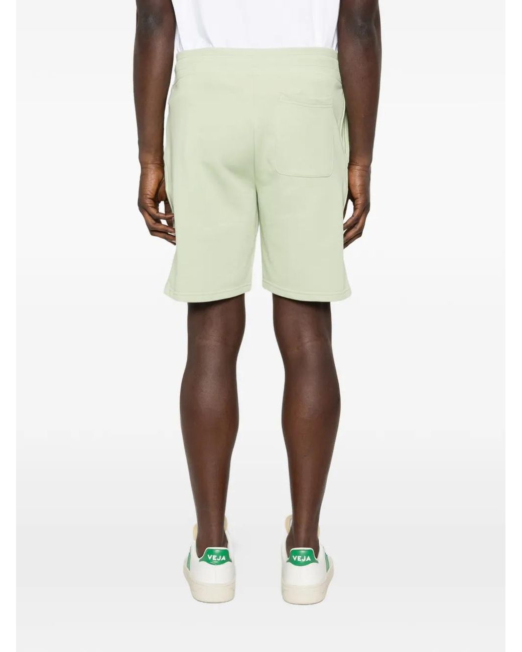 Gant Green Drawstring Embroidery Shorts for men