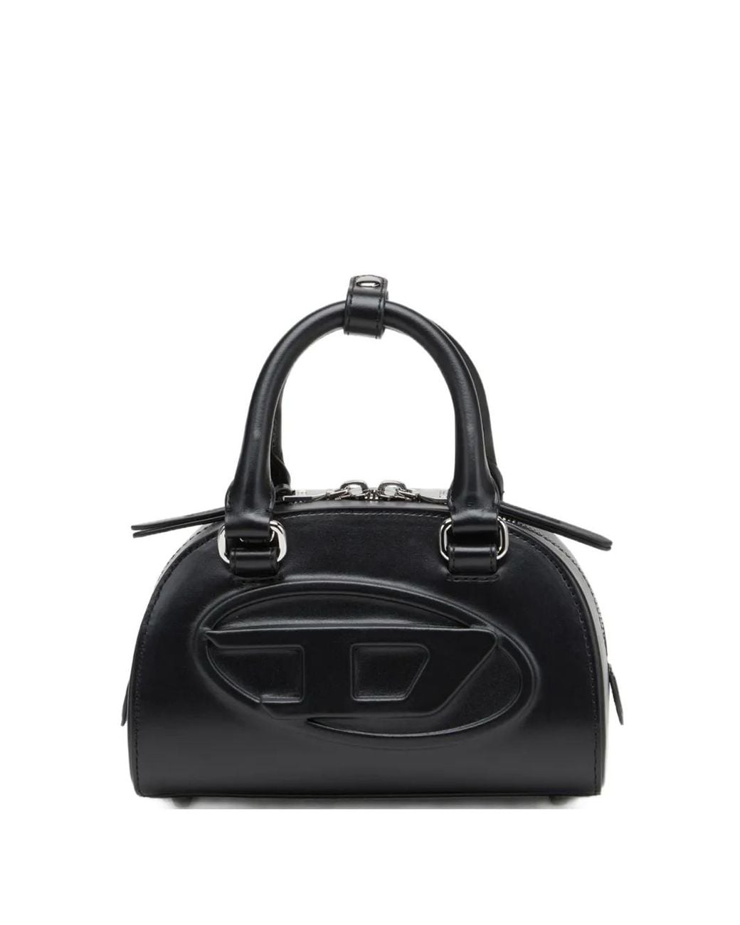 DIESEL Black 1Dr Dome Cross Body Mini Bag