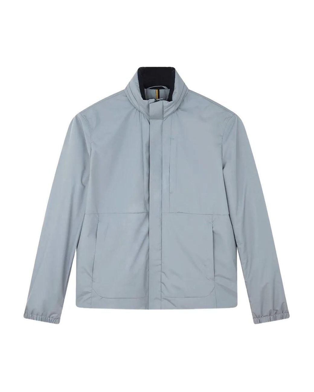 Paul & Shark Blue High-Neck Zipped Jacket for men