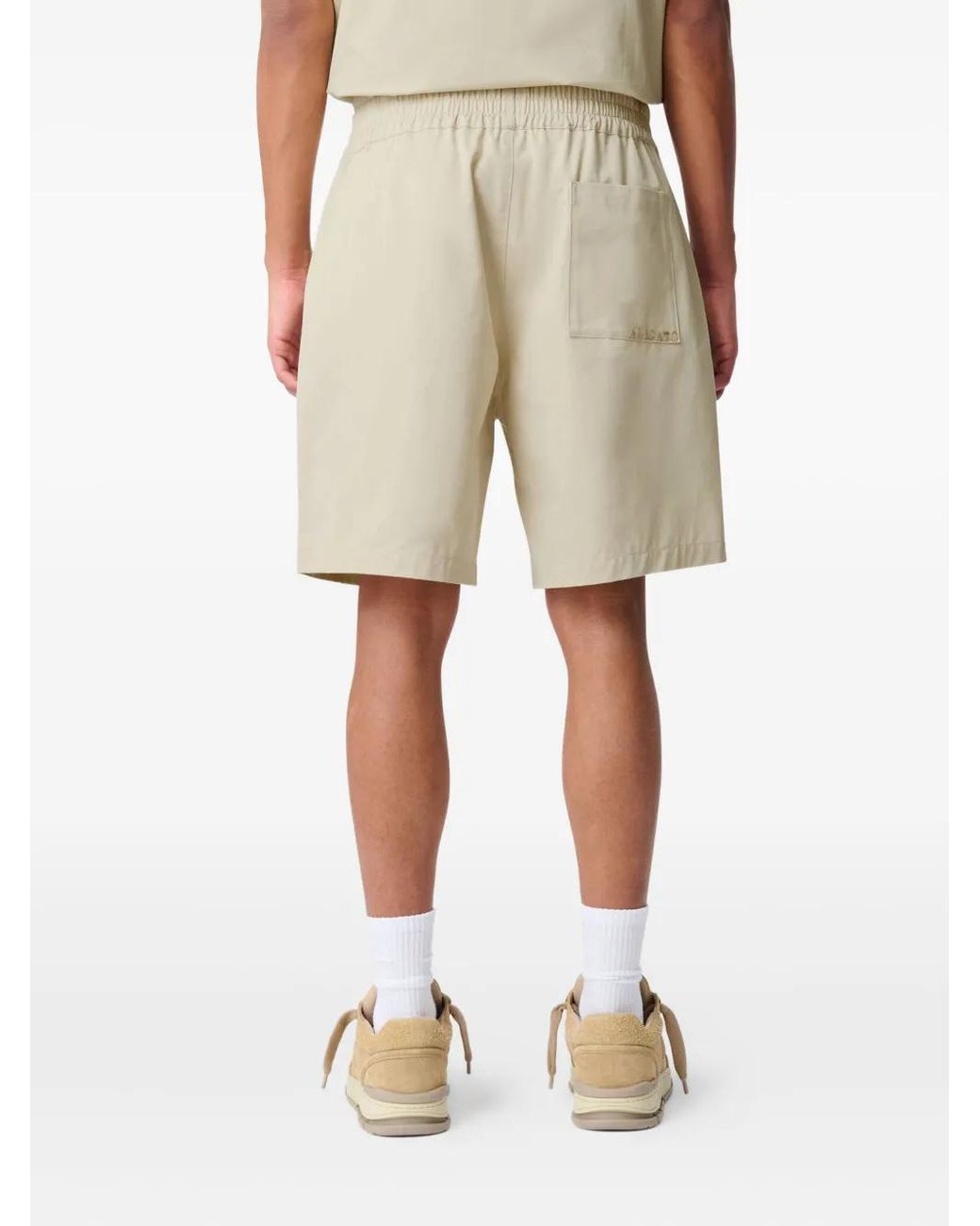 Axel Arigato White Nova Elasticated Pocket Shorts for men