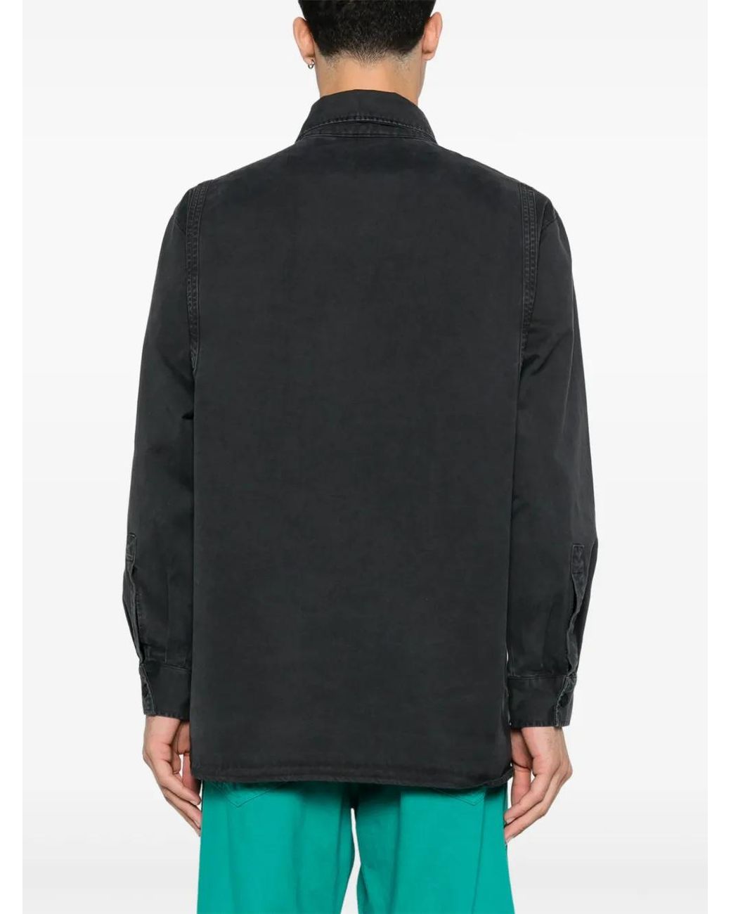 Camicia Reverse di A_COLD_WALL* in Black da Uomo