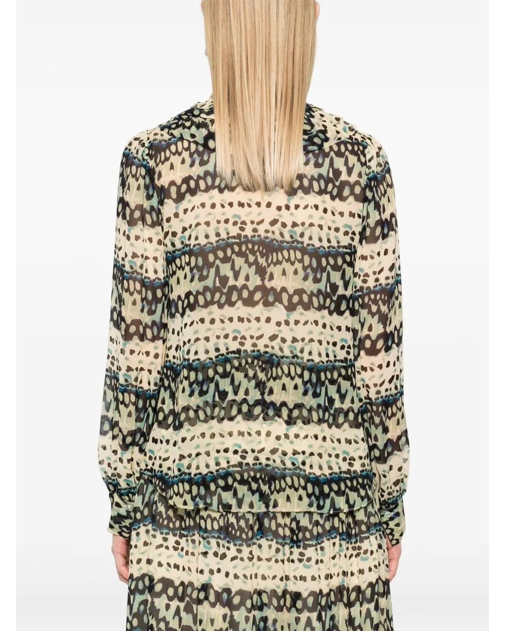 Ulla Johnson Green Clio Blouse