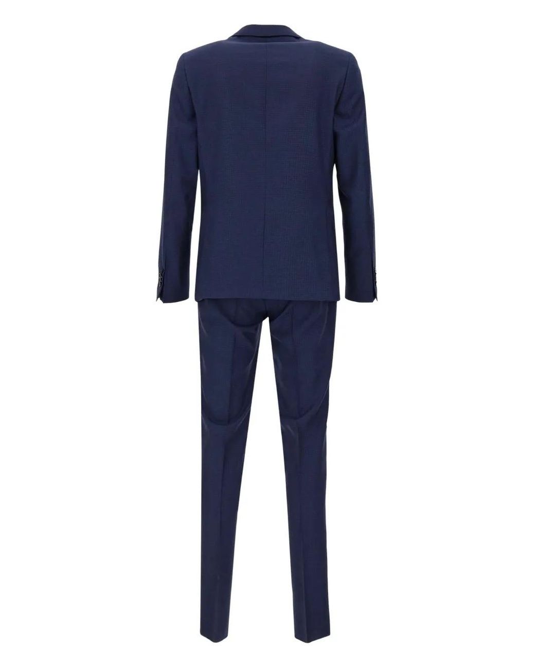 Manuel Ritz Blue Wool Single-Breasted Suit for men