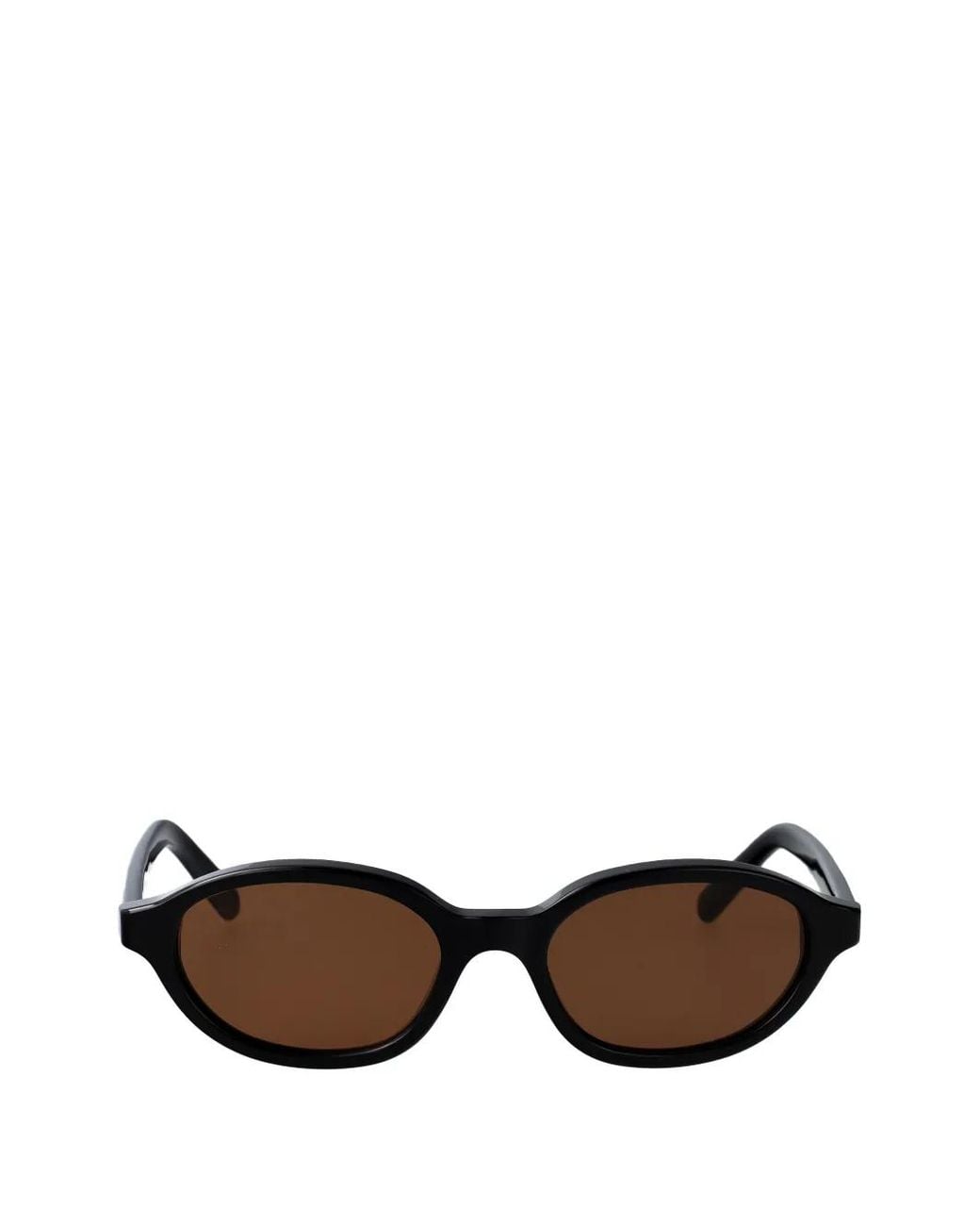 Maison Margiela Black Oval-Frame Sunglasses