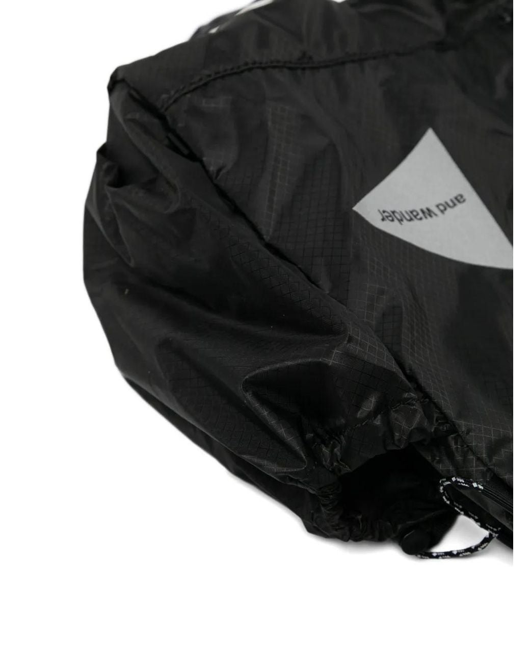 And Wander Black Sil Backpack