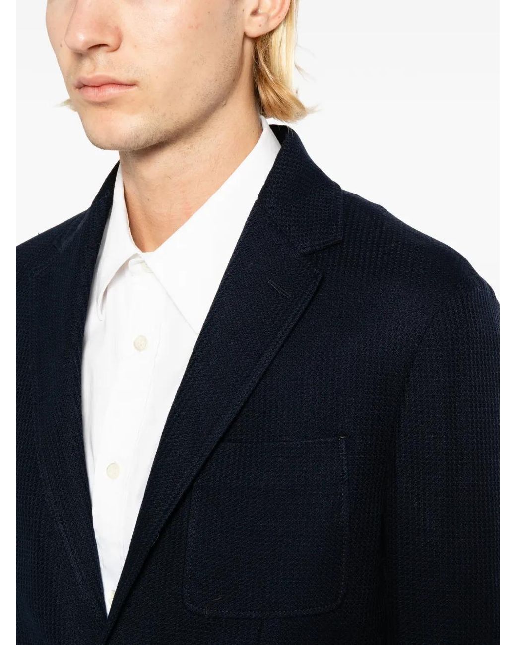 Blazer Con Botones Canali de hombre de color Blue