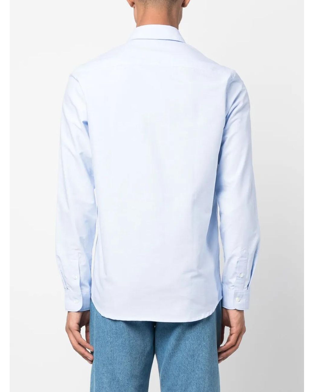 A.P.C. White Fox Head Milano Wool Cardigan for men