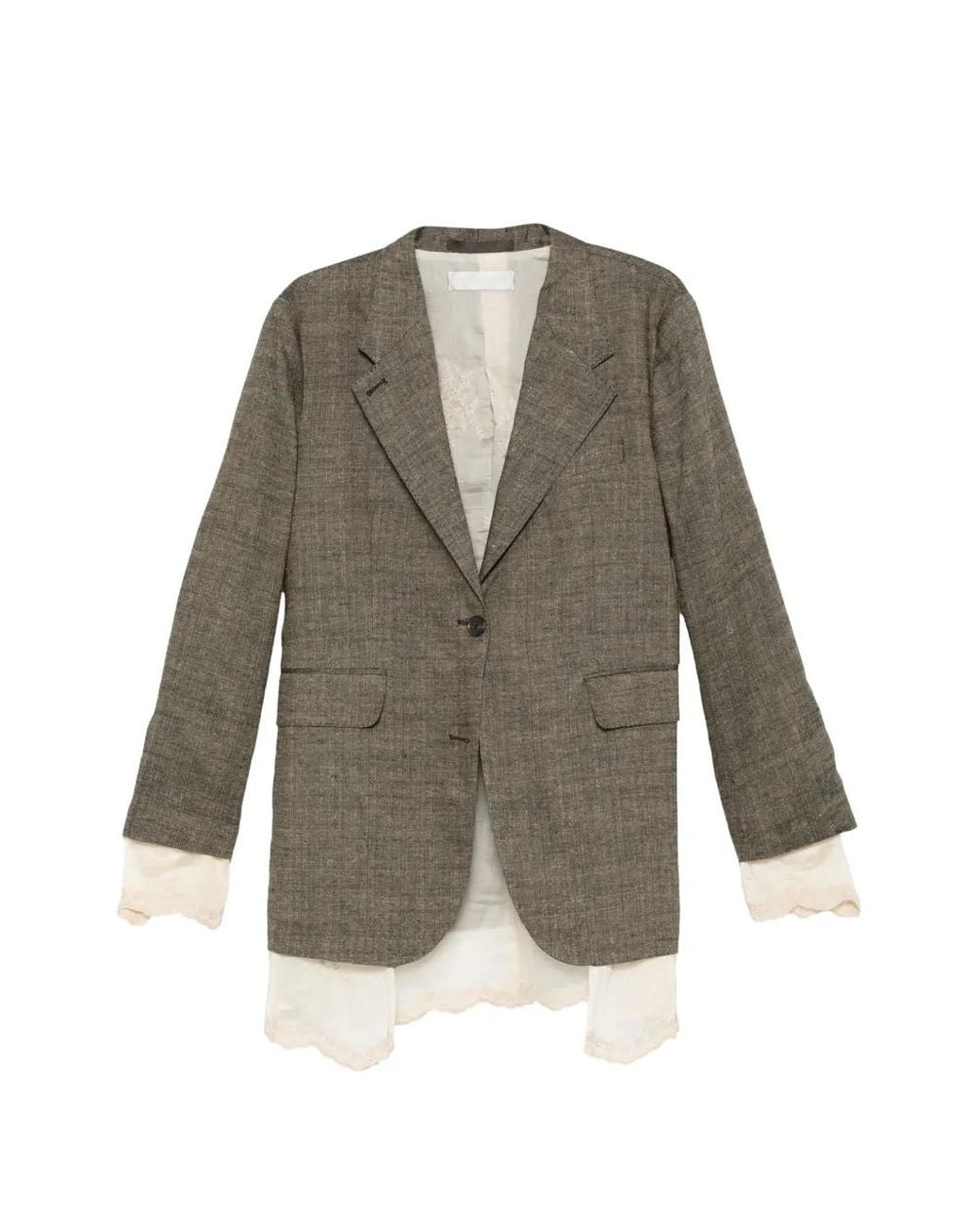 Our Legacy Gray Drip Blazer