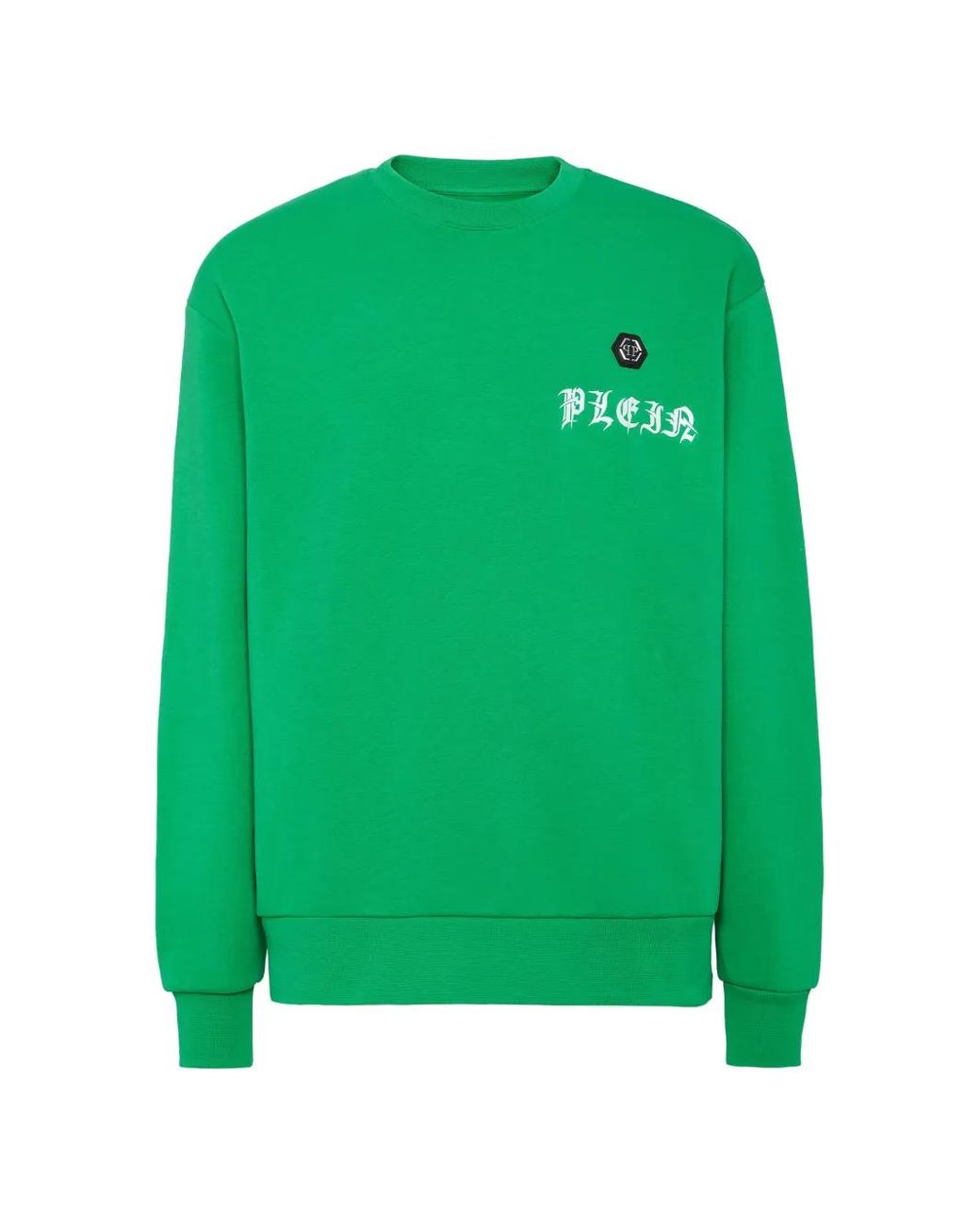 Philipp Plein Green Logo Sweatshirt for men