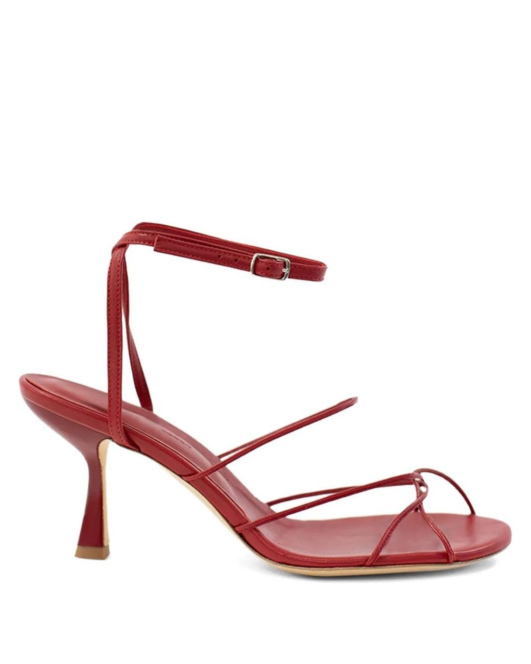 Christopher Esber Red Blaze Strappy Sandals
