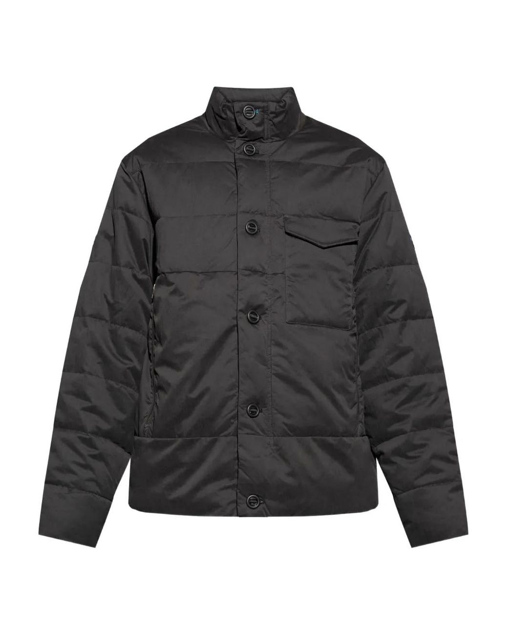 Paul Smith Black Chest-Pocket Padded Jacket for men