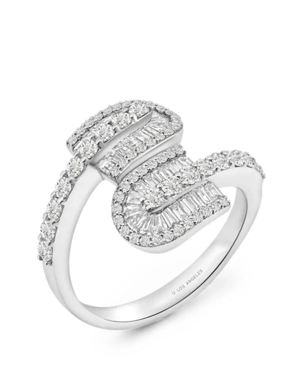 UNION LOS ANGELES White U Duo Diamond Ring