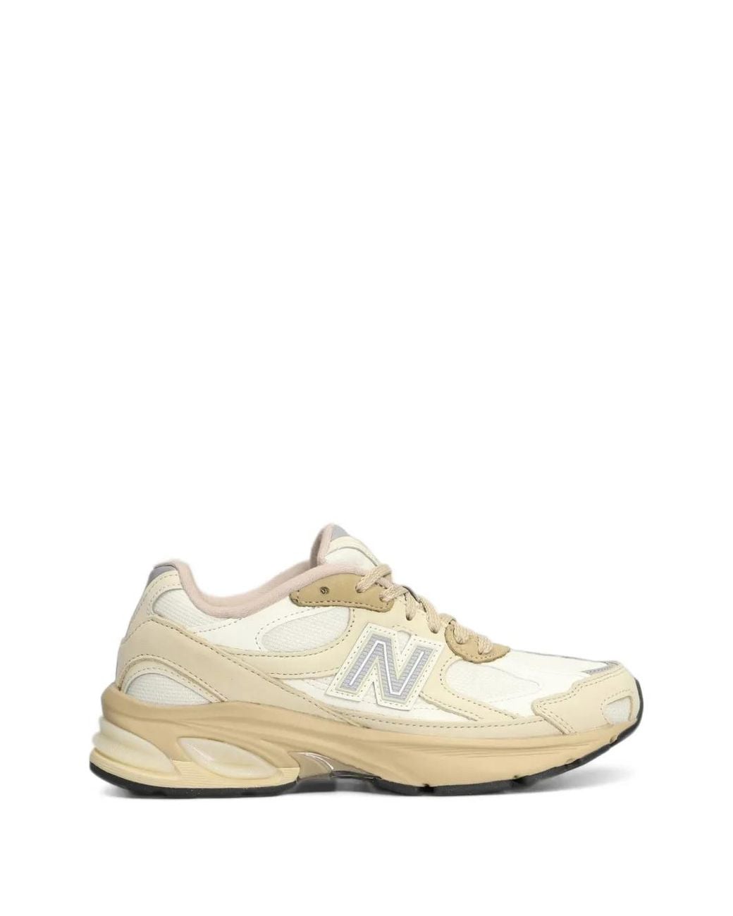 New Balance White 2010 Panelled Low-Top Sneakers