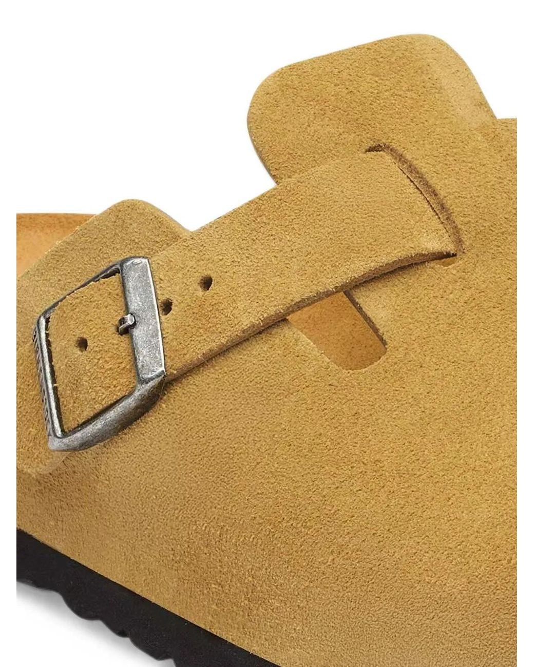 Birkenstock Yellow Boston Suede Sandals for men