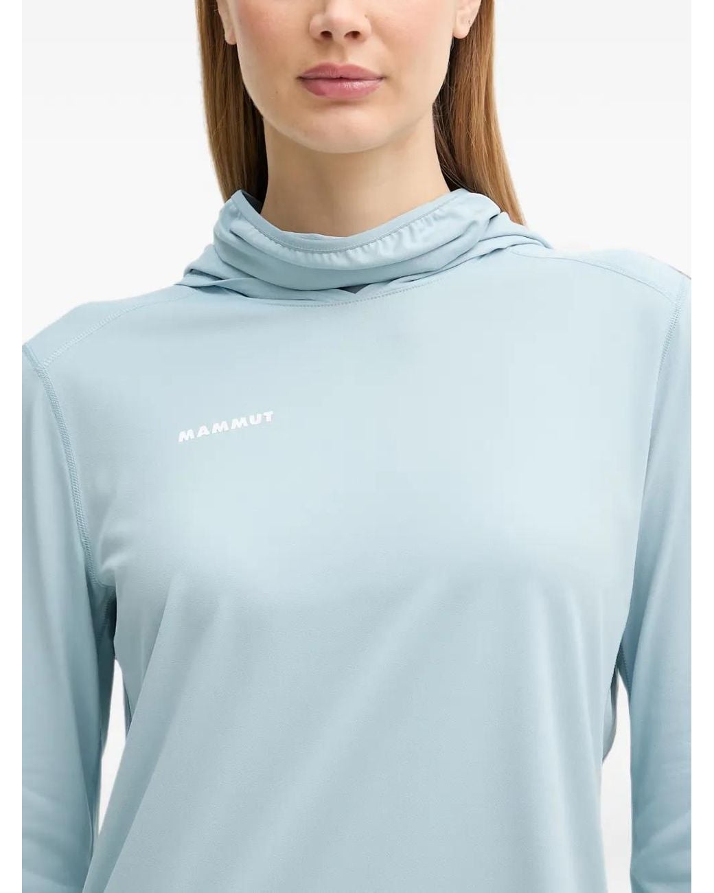 Mammut Blue Selun Fl Sun Performance Hoodie