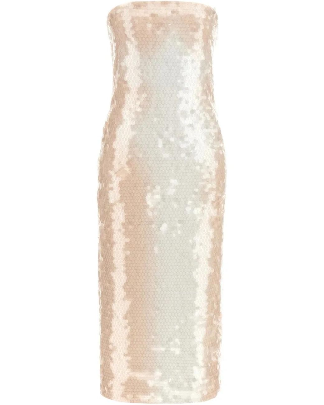 Sportmax Stemma Midi-Jurk in het Natural