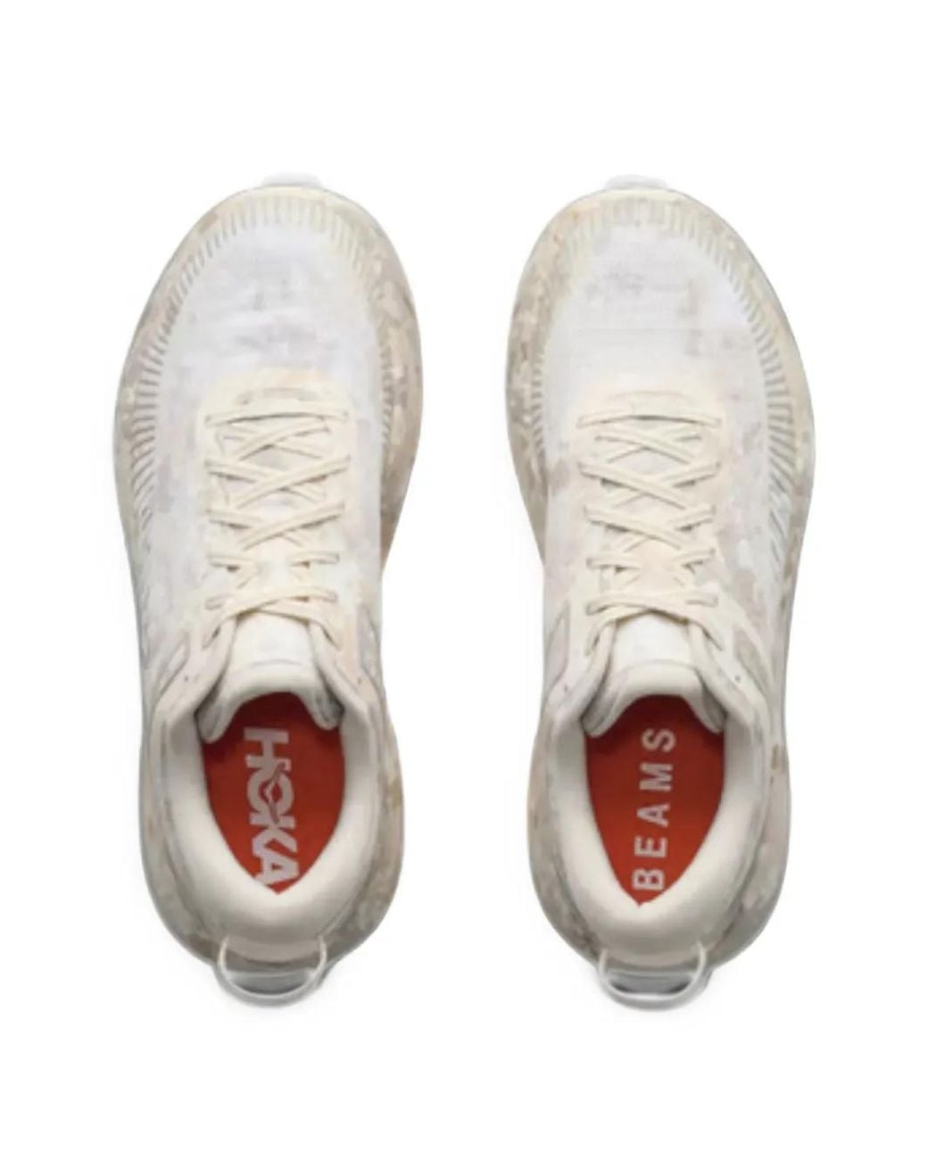 Hoka One One White X Beams Bondi 7 Sneakers