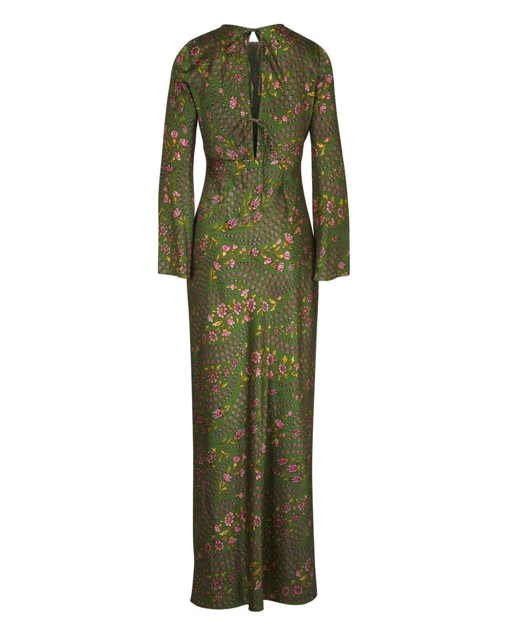 veronica beard green floral dress Veronica Beard Women's Kaliza Midi Dress - Green - Size 0
