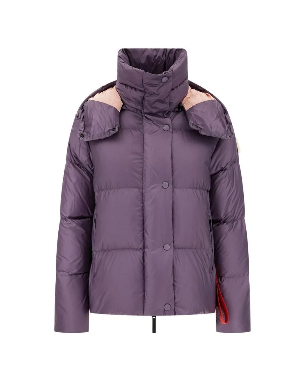 AFTER LABEL Purple Kipnuk Quilted Hooded Puffer Jacket
