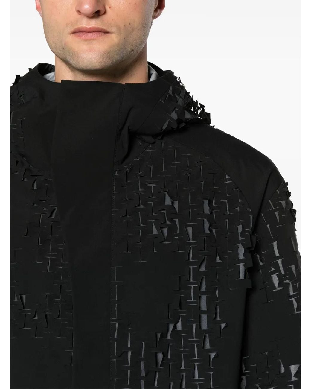 Giacca Morphogens Con Cappuccio di HELIOT EMIL in Black da Uomo