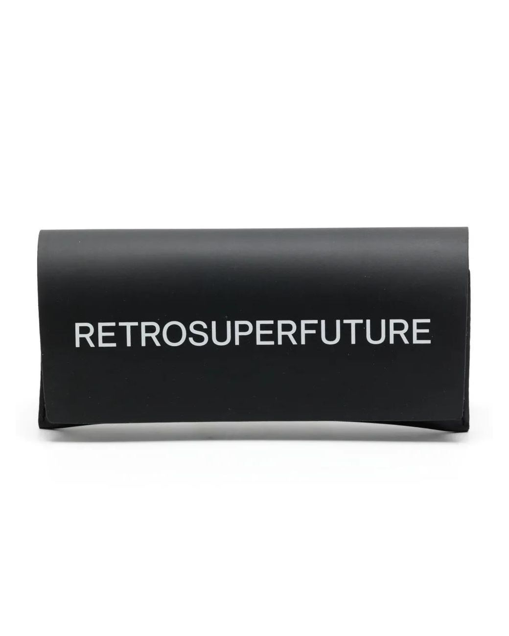Retrosuperfuture Green Logo-Embossed Rectangle-Shape Sunglasses